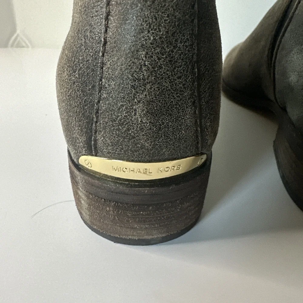MICHAEL KORS Woman's‎ Size 10M Ankle Slip On Booties. Leather Upper PW14E